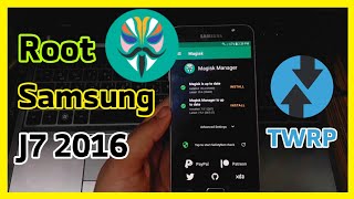 How To Root Samsung J7 2016 SMJ710F  SMJ710GN Android 7  8 by TWRP [upl. by Vareck]