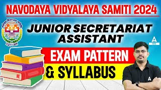 NVS Non Teaching Recruitment 2024 Syllabus and Exam Pattern  NVS Non Teaching Recruitment 2024 [upl. by Liponis445]