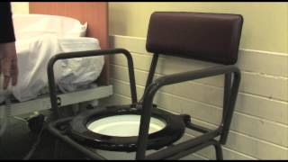 How to Use a Commode Chair HD [upl. by Adnertal]