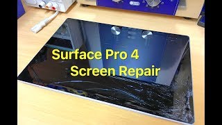 Surface Pro 4 Screen Replacement Start to Finish [upl. by Barbee]