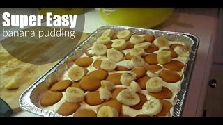 Super Easy Banana Pudding  Ericka B [upl. by Vidal]