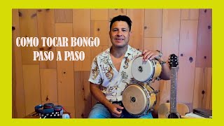 Como tocar BONGO paso a paso SALSA Tutorial para bongo [upl. by Nagram]