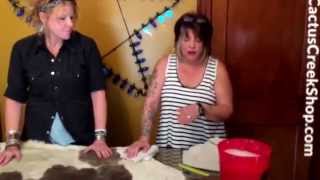 How to clean a cowhide rug [upl. by Chickie578]