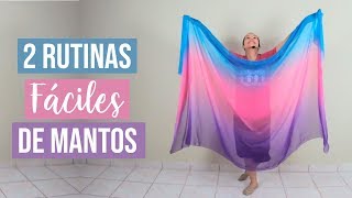 2 Rutinas Fáciles de MANTOS  Danza Cristiana [upl. by Arahset]