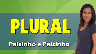 Plural do Diminutivo  Paizinho e Paisinho [upl. by Ateikan]