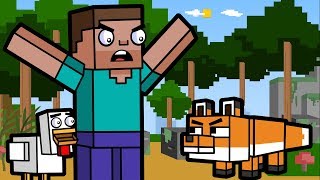 Fox amp Forest of Enchantment  Block Squad Minecraft Animation [upl. by Oicram]