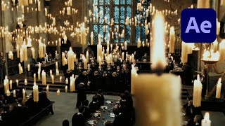 Floating Candles like Harry Potter in After Effects Tutorial [upl. by Stempien]