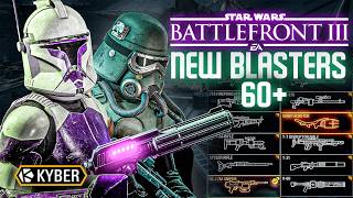 BATTLEFRONT  60 NEW Blasters amp 90 NEW Skins [upl. by Phillips87]