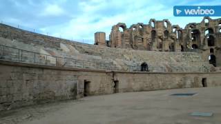 Visite de lamphithéâtre dEl Jem  Tunisie [upl. by Pansir]