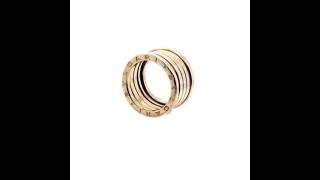 NP 3900€ Orig BVLGARI Gold  BZero1 Ring 5 Band RG 54 Modern Dame Frau Echtschmuck Ring Zeitlos [upl. by Clive]