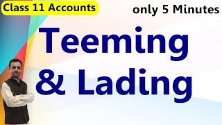 Teeming and Lading  Teeming and Lading Method  Teeming and Lading Fraud  Class 11 Accountancy [upl. by Yenolem243]