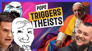 Pope too WOKE for Shapiro  Casually Debunked [upl. by Olson]