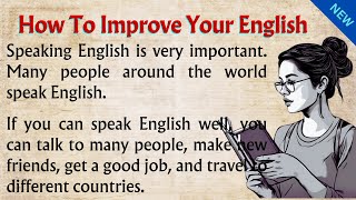 How To Improve Your English  Graded Reader  Learning English [upl. by Paulie816]