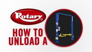 How To Unload Rotary 2Post Lifts [upl. by Lory]