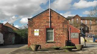 The former workhouse and Springfield Hospital Crumpsall before demolition started in 2017 [upl. by Einallem651]