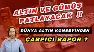 ALTIN VE GÜMÜŞ PATLAYACAK  DÜNYA ALTIN KONSEYİNDEN ÇOK ÇARPICI RAPOR [upl. by Johna]