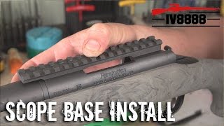 How to Install a Rifle Scope Base [upl. by Pigeon]