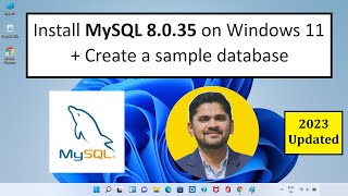 How to install MySQL 8035 Server and Workbench latest version on Windows 11 [upl. by Asiaj]