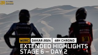 Extended highlights  Stage 6 pt2  Dakar  W2RC [upl. by Eilatam]