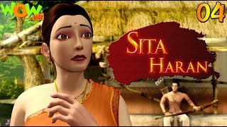 Ramayana The Epic  Sita Haran  Ep 4  Wow Kidz [upl. by Dolorita]