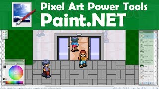 Make Pixel Art in PaintNET  Pixel Art Power Tools [upl. by Porcia]