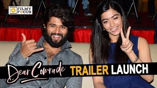 Dear Comrade Movie Trailer Launch  Vijay Devarakonda Rashmika Mandanna  Filmyfocuscom [upl. by Laris]