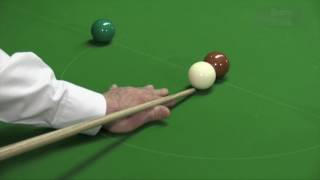 25 Snooker Technique  Rolling up to the ball [upl. by Glimp]