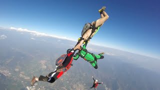 Skydiving in a mankini  my crazy skydive 100 [upl. by Gorges]