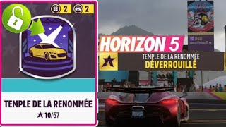 DEVERROUILLE TEMPLE DE LA RENOMEE DEBLOQUER FORZA HORIZON 5 HOW TO UNLOCK TEMPLE OF RENOME FH5 [upl. by Shepard]