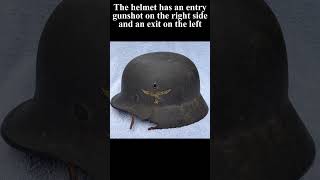 Killed by quotthe terroristsquot in Paris  KIA helmet taken from a Germans grave in Paris in 1944  WWII [upl. by Colp877]