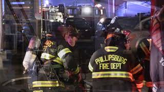 Phillipsburg NJ Chambers Street House Fire 10192024 [upl. by Obeng]