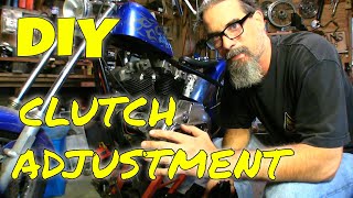 HARLEY Davidson IRONHEAD Sportster Clutch ADJUSTMENT DIY Installation TOOL [upl. by Anitnamaid136]