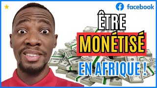 Monétiser Une Page Facebook en Afrique [upl. by Reifinnej]