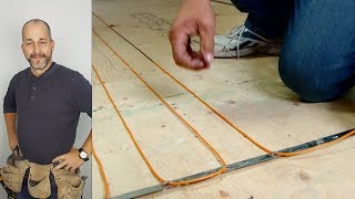 How to Install DIY Radiant Floor Heating System At Home [upl. by Aihcrop]