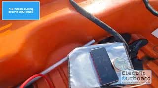 Electric safety boat Rigiflex 360 with Mitek 15hp Fastest electric Rigiflex in the world [upl. by Neesay]