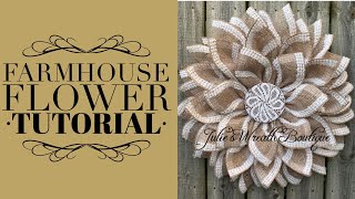 How to Make a Wreath  Make a Wreath  DIY Wreath Tutorial  How to Make a Flower Wreath  Fall [upl. by Siramad489]