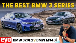 BMW M340i vs BMW 320Ld M Sport  Which One Should You Buy  evo India [upl. by Montana]