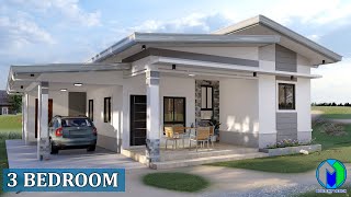 3 Bedroom House Design  Simple House Design  Small House Design [upl. by Danielle]