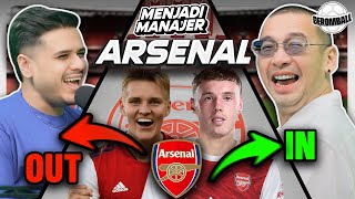 CHALLENGE Rombak ARSENAL Ft COACH JUSTIN  Menjadi Manager [upl. by Sontich]