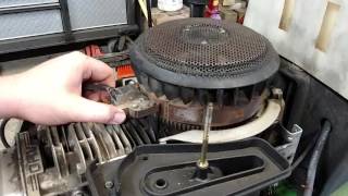 How to gap a coil on a Briggs and Stratton [upl. by Innus]