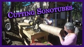 Shop build part 1 An easy way to cut Sonotube [upl. by Rainger]