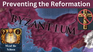 Byzantiums Secret Strategy to STOP the Reformation EU4 136 [upl. by Ahsemed965]