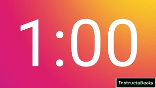 1 Minute Countdown Timer  Colorful [upl. by Bren858]