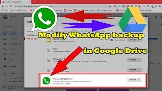 How to find WhatsApp data in google Drive [upl. by Ahsineg]