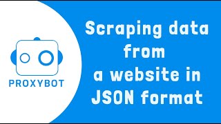 Scraping Data from a website in JSON format [upl. by Lontson398]