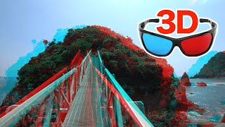 3D video The uninhabited island exploration 3D video  for redcyan anaglyph glasses [upl. by Laurinda]