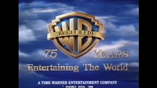 Warner Bros Pictures RARE Extended 75th Anniversary Variant with Copyright Stamp 1998 [upl. by Hamish]