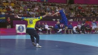 Mens Handball Sweden v Iceland  Group A  London 2012 Olympics [upl. by Lletram]