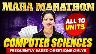 UGC NET Computer Science Marathon  All 10 Units Covered for UGC NET June 2024 By Puneet Kaur Mam PW [upl. by Maurice348]