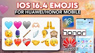 Apply IOS 164 Emojis for Huawei amp Honor Devices [upl. by Ymassej]